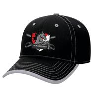 Warhorse Superior Cap - Black with Grey Trim